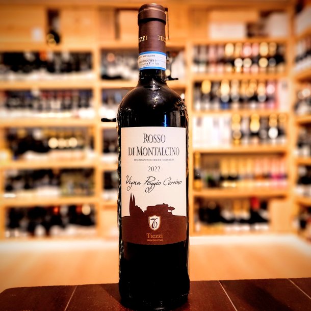 Tiezzi Rosso di Montalcino DOC Vigna Poggio Cerrino 2022 BIO